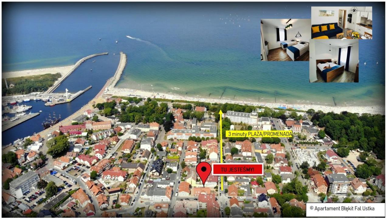 Apartament Błękit Fal Ustka Apartment Bagian luar foto